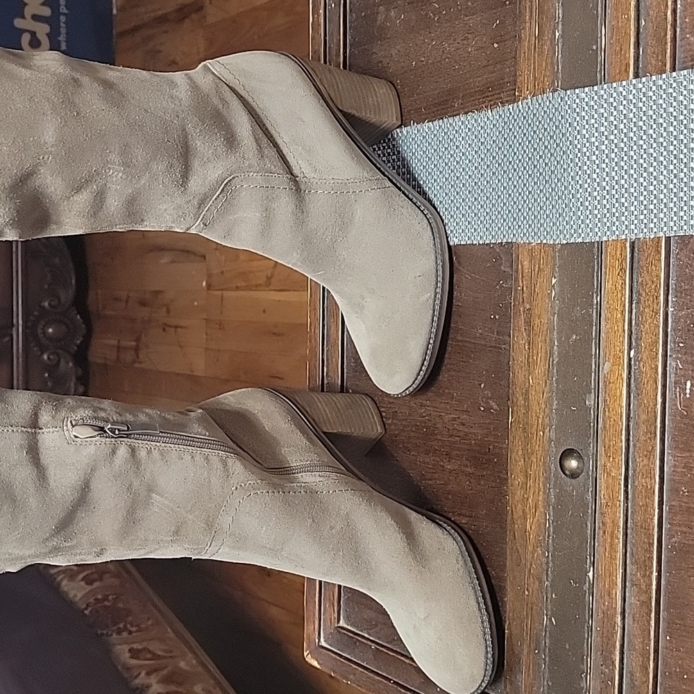 Franco Sarto long boots size 9 elegant excellent condition color tan - Picture 3 of 17